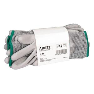 PORTWEST - AB622G7RXXL Cut C13 PU Essential Gloves Multipack, Grey (12 pcs.) -GANTS EAN 5036146018840 - Product Image 1