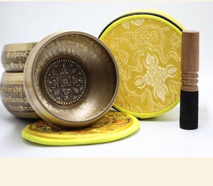 Cuencos budistas hechos a mano para cantar, Meditación de Yoga, sonido curativo, cuenco tibetano para cantar - Product Image 6