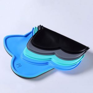 <b>Waterproof</b> <b>Silicone</b> Pet Feeding Mat Non-Slip Raised Edge Bowl Mat for Cat and Dog Food Manual Type - Product Image 3