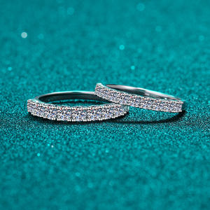 Anillo de cola de moissanita Anillo de joyería fina de plata esterlina para mujer, diseño de moda con piedra de moissanita de 1ct - Product Image 3