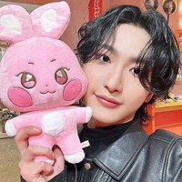 Peluche courte en peluche et coton PP, modèle ATEEZ Park Sung-hwa Kang Yoo-sang Kim Hong-jung Flash Rabbit