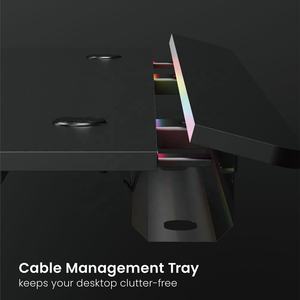 <span class=keywords><strong>Bureau</strong></span> <span class=keywords><strong>de</strong></span> jeu avec éclairage rvb GMD16-3 pour ordinateur en forme <span class=keywords><strong>de</strong></span> Z Pro, table <span class=keywords><strong>de</strong></span> jeu Best <span class=keywords><strong>Bureau</strong></span> Gamer avec éclairage rvb sur <span class=keywords><strong>le</strong></span> <span class=keywords><strong>bureau</strong></span> - Product Image 3