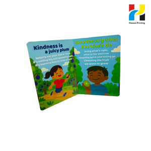 Service d'impression de livres cartonnés sur mesure pour enfants sur l'intelligence émotionnelle, impression offset couleur, couverture souple, <span class=keywords><strong>livre</strong></span> éducatif illustré - Product Image 1