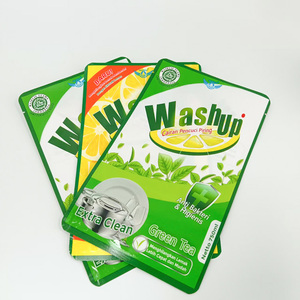 Pochette souple thermoscellable de 750 ml à ouverture facile, sachet stand-up à 3 soudures latérales pour liquide vaisselle, détergent et autres liquides - Product Image 6