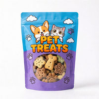 Pochette refermable à fermeture éclair, résistante à l'humidité et aux odeurs, en PET de qualité alimentaire, impression sérigraphique personnalisable, marque XQ, pour chiens, chats et animaux de compagnie