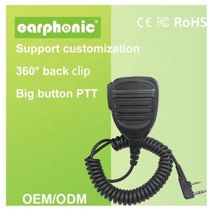 Oem/ODM tùy chỉnh hai chiều năng động cầm tay Microphone cardioid Mô hình cực ánh sáng-trọng lượng xách tay cho Walkie Talkie TK cắm - Product Image 2