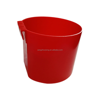 ZZ 1.5L noir course Pigeon fournitures accessoires en plastique caille poulet volaille Pigeon mangeoire et buveur seau