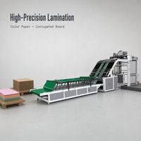 Machine de plastification automatique du papier, plastifieuse à ondulations pour emballages en carton ondulé