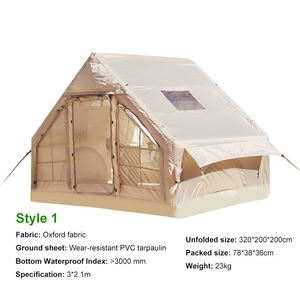 Tente de camping gonflable Dericsson pour 1/2/4/6/8/10/12 personnes, imperméable, pour le camping en plein air, grande tente familiale, OEM disponible - Product Image 2