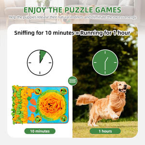 Alfombrilla Olfativa para Perros al por Mayor, Premios para Mascotas, Juguetes Interactivos Antideslizantes para Perros, Estimulan las Habilidades Naturales de Búsqueda de Alimentos - Product Image 3