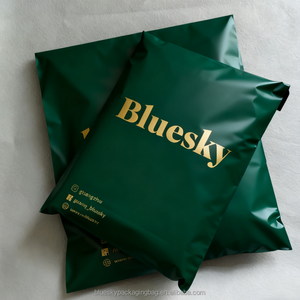 Buste Postali Verdi Personalizzate, Sacchetti per Spedizioni in Polietilene con LOGO, Buste Impermeabili per Corriere, Buste per Imballaggio Abbigliamento - Product Image 2