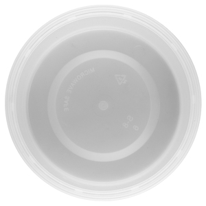 Contenedor de Alimentos Tiya de 8 oz, Redondo, Transparente, de Grado Alimenticio, de PP, Hermético, Desechable, Apto para Microondas y Congelador, Apilable, con Tapa - Product Image 3