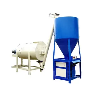 3-4 ton per hour Color mortar mixing production line factory price dry powder mortar mixer