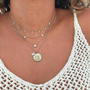 สร้อยคอเงินแท้ S925 รุ่น ROXI Simple Fashion ลายดาวเล็ก สำหรับผู้หญิง - Product Image 3