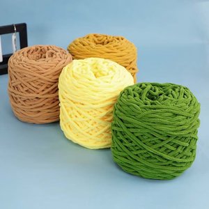 Fil de velours chenille épais et doux 100 % polyester teint 165 g du fabricant, haute ténacité, antibactérien, texturé pour la confection à la main - Product Image 2