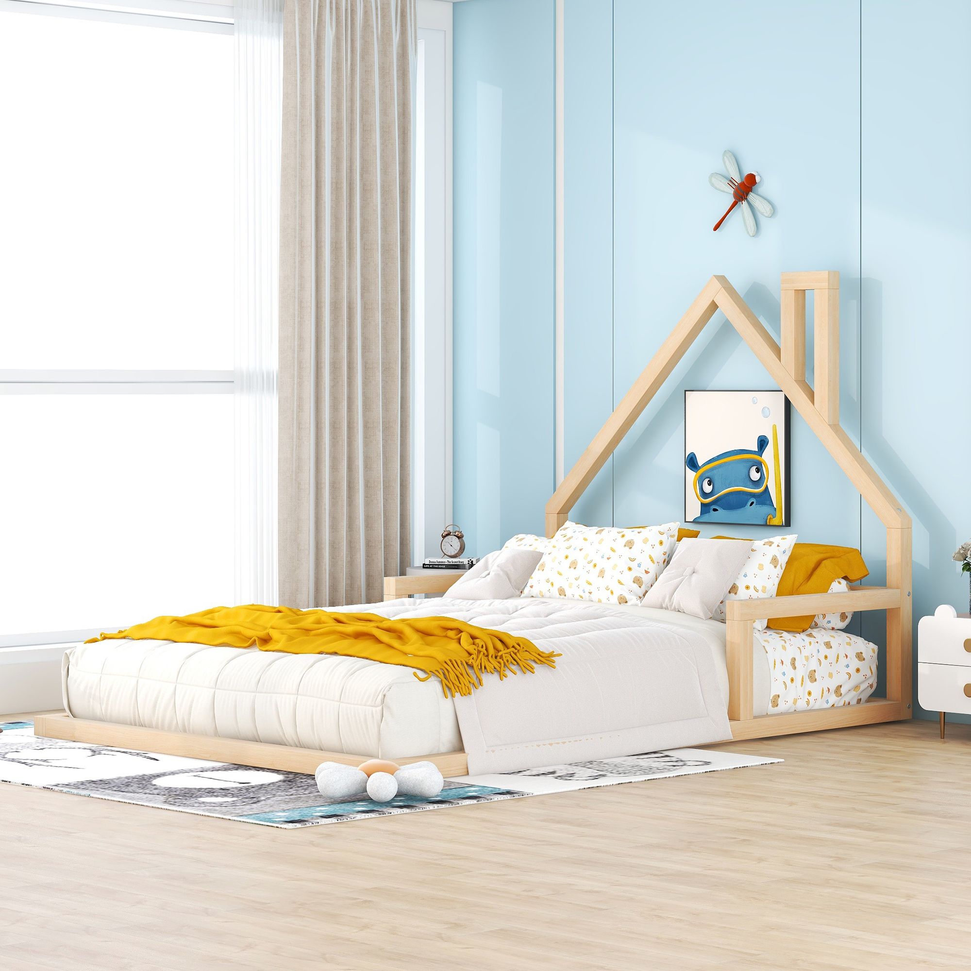 bed frame full size for kids