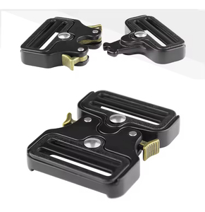 Klip Tas Logam Hijau 39mm, Dapat Disesuaikan Ganda, Gesper Taktis Lepas Cepat, Tali Selempang, Aksesoris Khusus untuk Tas - Product Image 4