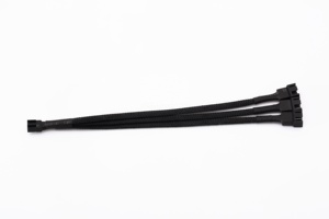 สายต่อพัดลมคอมพิวเตอร์แบบมีปลอกหุ้ม 4 พิน PWM แบบ 1 ต่อ 3 หัว ลดราคาพิเศษ - Product Image 3
