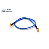 Buena calidad, el mejor precio, MCX R/A macho a MCX R/A macho, soldadura para montaje de cable. 086