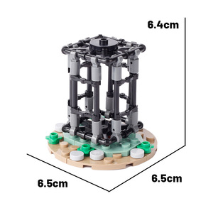 Minil Thời Trung Cổ xây dựng mô hình lửa trại Hình khối xây dựng cảnh Bộ đồ chơi trò chơi thông minh cho trẻ em - Product Image 5