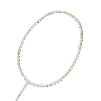 Raquette de badminton en fibre de carbone ultra-légère tissée, durable, de haute qualité, personnalisable en gros pour l'entraînement