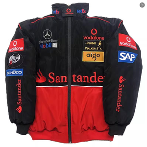 Giacca Trapuntata di Alta Qualità con Ricamo <span class=keywords><strong>Auto</strong></span> di Formula Uno 2025 Tuta da Corsa F1 Cappotto Sportivo Imbottito - Product Image 4