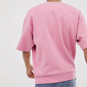 100% Cotton Unisex Summer Plain Shirt Streetwear Drop Shoulder Oversized T Shirt High Quality Heavy <b>Weight</b> <b>Blank</b> Men's T-shirts - Product Image 3
