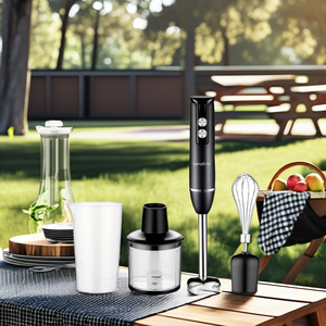 Batidora de Mano Lumabella con Inmersión, Incluye Picador y Vaso para Smoothies, Acero Inoxidable para Hielo - Product Image 4