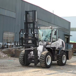 Topverkochte Powston PTF Serie 3 Ton Diesel Heftruck CE EPA 4WD Hydraulische All Terrain Landbouw Heftruck 4M Hefhoogte - Product Image 5