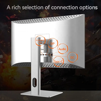 Monitor LCD de 27 pulgadas, Webcam con función táctil, 2K, 4K, 60Hz, 240Hz, para juegos, PC, monitores de ordenador