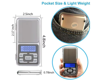 Changxie timbangan perhiasan Digital portabel, neraca perhiasan Mini, timbangan Digital portabel 200g, Stainless Steel, timbangan LCD elektronik, akurasi keseimbangan, 0.01g, 0.1g, OEM - Product Image 2