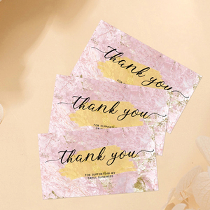 Or Merci de soutenir mes petites cartes de visite Petit Merci pour votre commande Cartes Merci Cartes de vœux Merci - Product Image 3