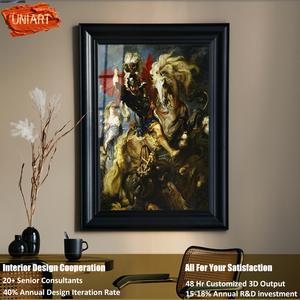 Moderne Art Déco Verre Cristal La Gioconda Mur Art Peinture Impression Sur Toile Décoration de La Maison Hôtel Hall Bespoke <span class=keywords><strong>Monna</strong></span> Lisa Vertical - Product Image 2