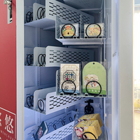 Distributeur de souvenirs aimantés pour réfrigérateur, écran tactile 18,5 pouces, distributeur de cadeaux compact, SDK, capacité 600-800, pour sites touristiques et musées
