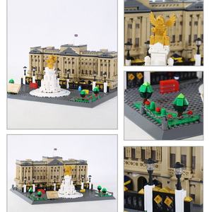 OEM Wholesale <b>Plastic</b> Buckingham Palace London England Building <b>Blocks</b> Set 1:1 Scale Famous Architecture Model Bricks Toy for - Product Image 4