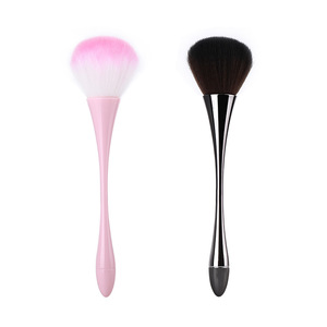 Soft Bristle Makeup Brush Round Pink Synthetic Hair Cheek <b>Blush</b> Brush - Product Image 2