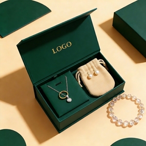 <span class=keywords><strong>Scatole</strong></span> Regalo Magnetiche <span class=keywords><strong>di</strong></span> Lusso in <span class=keywords><strong>Cartone</strong></span> Rigido Pieghevole con Logo Personalizzato per Gioielli e Collane, Ideali per Piccole Imprese - Product Image 1