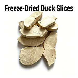 Rebanadas de Pechuga de Pato Liofilizadas, 100% Naturales, Carne de Pato Pura, Sin Aditivos, Alto Contenido de Proteínas, Bajo en Granos, Snacks para Mascotas, Golosinas para Perros - Product Image 1