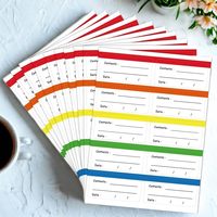 Lot d'étiquettes amovibles et imperméables pour congélateur - Autocollants d'organisation pour cuisine et garde-manger