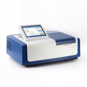 UV Vis-spectrofotometer met dubbele straal en touchscreen voor spectroscopische analyse en absorptiemeting in laboratoria - Product Image 1