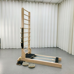 <span class=keywords><strong>Cama</strong></span> de Yoga para Entrenamiento de Estiramiento con Doble Riel Deslizante para <span class=keywords><strong>Pilates</strong></span> y Fitness - Product Image 5