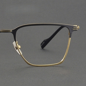 Thủ công kinh doanh cổ điển Kính mắt khung tinh khiết titan thiết kế 70804 cảnh tượng khung - Product Image 3