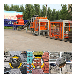 Sản lượng cao hoàn toàn tự động bê tông rỗng/paver/curbstone/khối rắn Máy làm Ligne De sản xuất de blocs En béton - Product Image 1