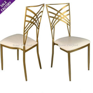 <b>Cheap</b> Modern Luxury Metal Wedding Banquet Restaurant <b>Chairs</b> for Sale - Product Image 1