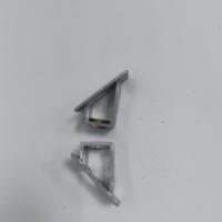 Conector Universal de Aluminio en Forma de L de 90 Grados para Puertas y Ventanas, Versión Reforzada, Duradero, con Instalación por Tornillos