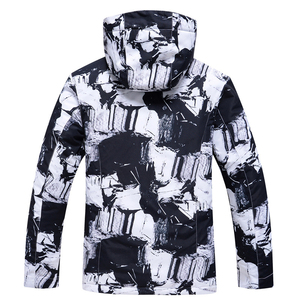 Tuta da sci impermeabile per uomo invernale antivento giacca da sci calda spessa e pantaloni da neve Set <span class=keywords><strong>abbigliamento</strong></span> da snowboard maschile all'aperto - Product Image 2