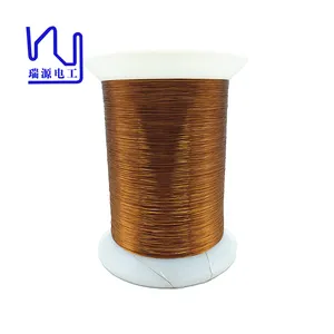 Super 0.15*0.15 UL AIW Adhesive Enamel Coated Copper Flat Wire For Voice Coil