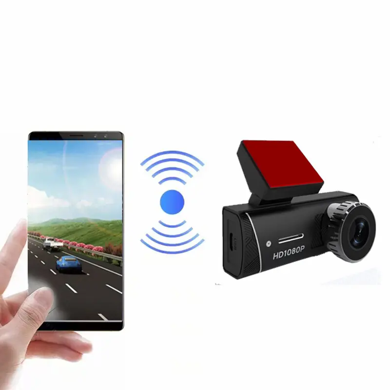 En çok satan gizli Mini Dash kamera Dvr araba Wifi Dash kamera ön panel kamerası 1080P Dashcam