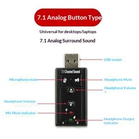 Carte son USB externe pour ordinateur de bureau, ordinateur portable, PS4, convertisseur de casque indépendant sans pilote, Plug & Play, Guangdong