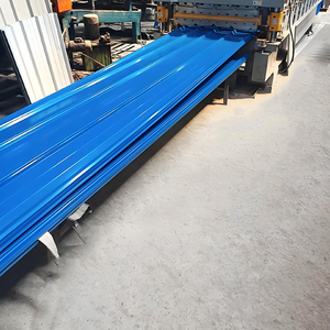 Tôles d'acier galvanisé ondulé prélaqué RAL, revêtement décoratif pour toitures et murs, résistant aux intempéries et pliable - Product Image 4